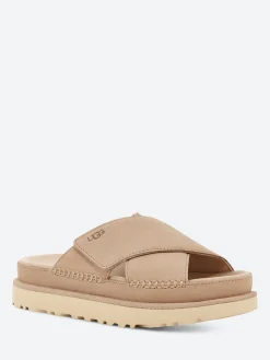 Ugg - Goldenstar Cross Slide in Driftwood