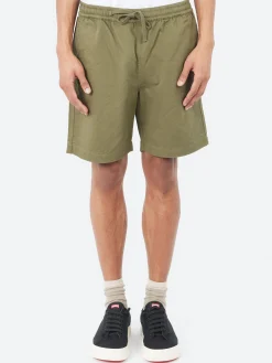 Universal Works - Beach Short in Light Olive