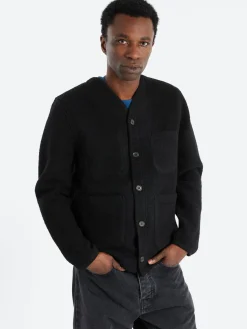 Universal Works - Cardigan in Black