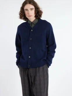 Universal Works - David Cardigan in Navy