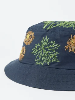 Universal Works - Flower Mountain Beach Hat in Navy