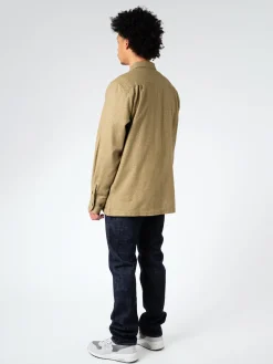 Universal Works - L/S Utility Shirt in Olive