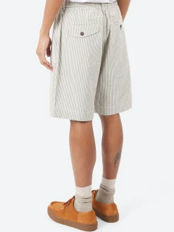 Universal Works - Pleated Track Short in Grey