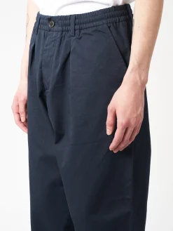 Universal Works - Pleated Track Pant in Navy