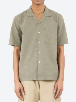 Universal Works - Road Shirt in Olive Delos