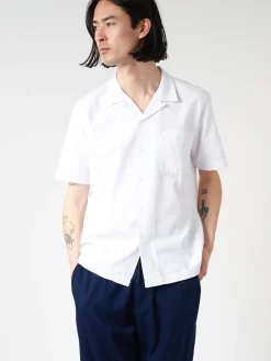 Universal Works - Road Shirt in Ecru Oxford Cotton