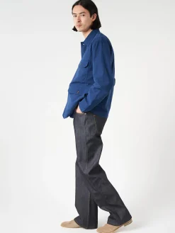 Universal Works - Utility Jacket in Navy Summer Canvas