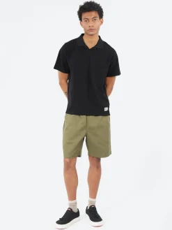 Universal Works - Vacation Polo in Black