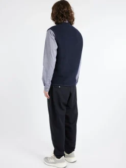 Universal Works - Zip Waistcoat in Navy