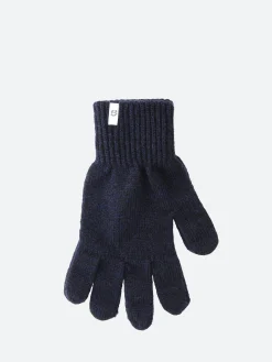 Upstate Stock - Full Finger Gloves in Navy Melange