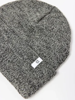 Upstate Stock - Ragg Wool Beanie in Charcoal Melange