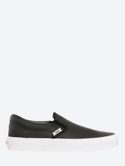 Vans - Classic Slip-On in Perforated Black Leather