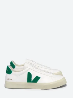 Veja - Campo in White/Emeraude