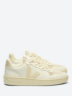 Veja - V-10 Leather Pure Calcaire