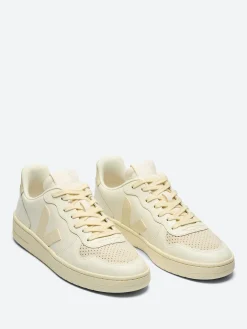 Veja - V-10 Leather Pure Calcaire