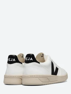 Veja - V-10 Leather White and Black