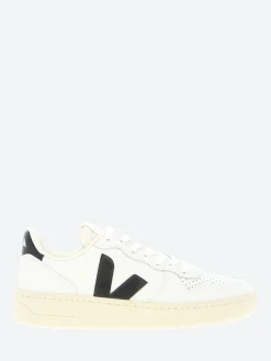 Veja - V-10 Leather White and Black