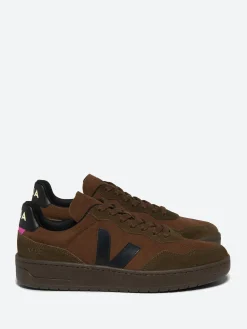 Veja - V-90 Suede in Walnut/Black