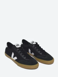 Veja - Volley Canvas in Black, White and Natural