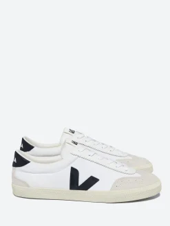 Veja - Volley Canvas in White and Black