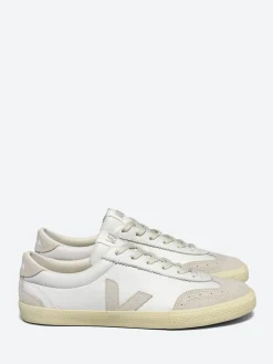 Veja - Volley Leather in White and Natural