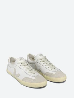 Veja - Volley Leather in White and Natural