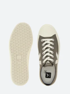 VEJA - Wata II Low in Khaki and White