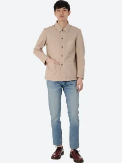 Vetra - 5C Short Workwear Jacket in Chalk