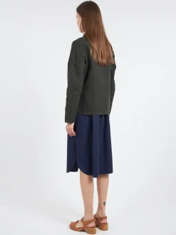 Vetra - Women's No. 4 Workwear Jacket in Dark Khaki