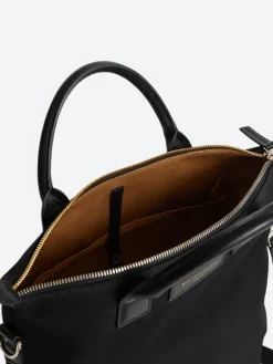 WANT Les Essentiels - Mini O'Hare Tote in Black Cotton