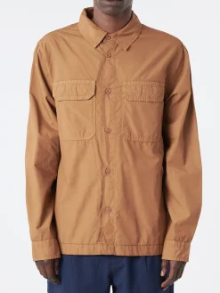 Wax London - Artist Overshirt in Toffee