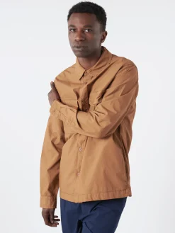 Wax London - Artist Overshirt in Toffee