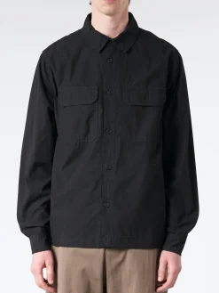Wax London - Artist Overshirt in Black