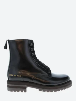Woman by Common Projects - Combat Boot in Black