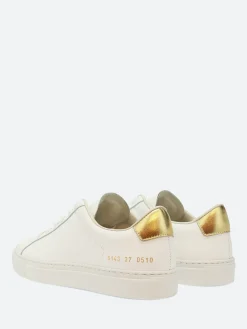 Woman by Common Projects - Retro Classic in White and Gold