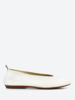 Wonders - A-8661 Ballet Flat in Off White Sauvage