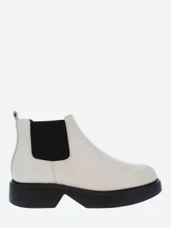 Wonders - B-8204 Chelsea Boot in White and Black