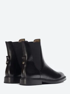 Wonders - B-9106 Chelsea Boot in Black Oregon