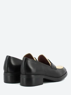 Wonders - D-9320 Loafer in Black/White