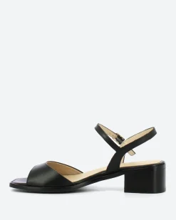 Wonders - D-1102 Sandal in Black Iseo