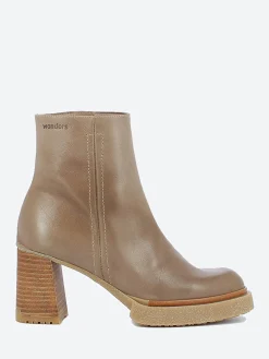 Wonders - H-5203 Heel Boot in Taupe Verona