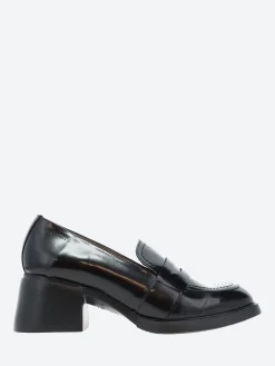 Wonders - Heel Loafer in Black Regata