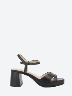 Wonders - Heel Sandal in Black Iseo