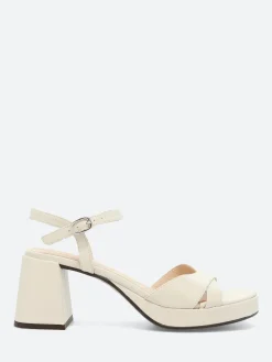 Wonders - Heel Sandal in Off White Iseo