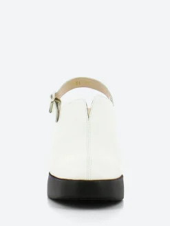 Wonders - Mule Heel in Off White Wild