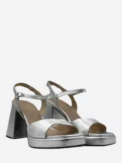 Wonders - Platform Heel in Plata Glow