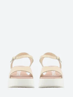Wonders - Platform Sandal in Natural Wild