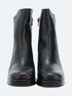 Wonders - Square Toe Platform Heel in Black Bora