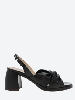 Wonders - Wild Sandal in Black Sauvage