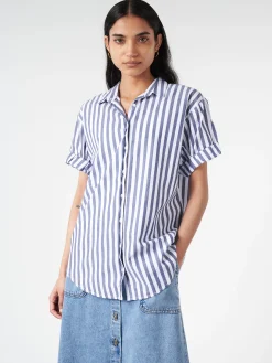 Xirena - Channing Shirt in Twilight Stripe